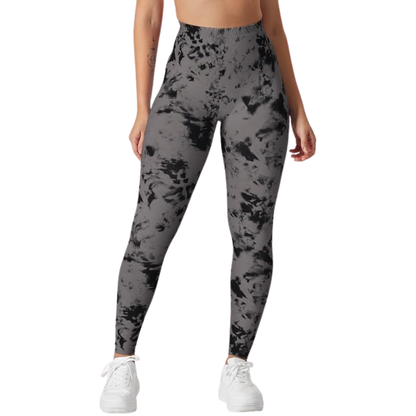 Leggings CoreFlex para Mujer, Jada, Sin Costuras, Efecto Scrunch, Cintura Alta, Anti-Sentadillas, Control de Abdomen, Transpirables, Estampado