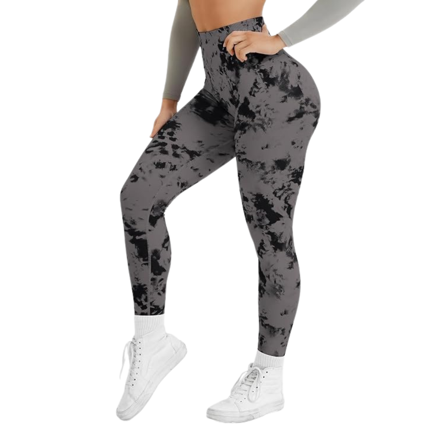 Leggings CoreFlex para Mujer, Jada, Sin Costuras, Efecto Scrunch, Cintura Alta, Anti-Sentadillas, Control de Abdomen, Transpirables, Estampado