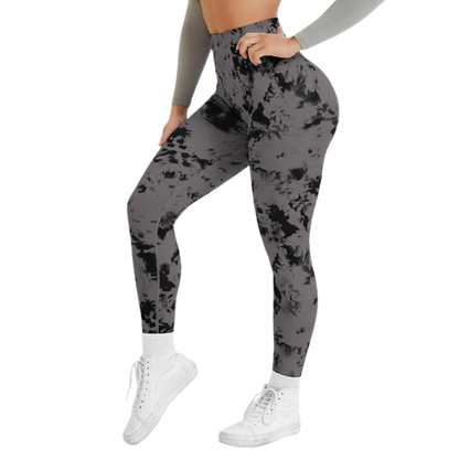 Leggings CoreFlex para Mujer, Jada, Sin Costuras, Efecto Scrunch, Cintura Alta, Anti-Sentadillas, Control de Abdomen, Transpirables, Estampado