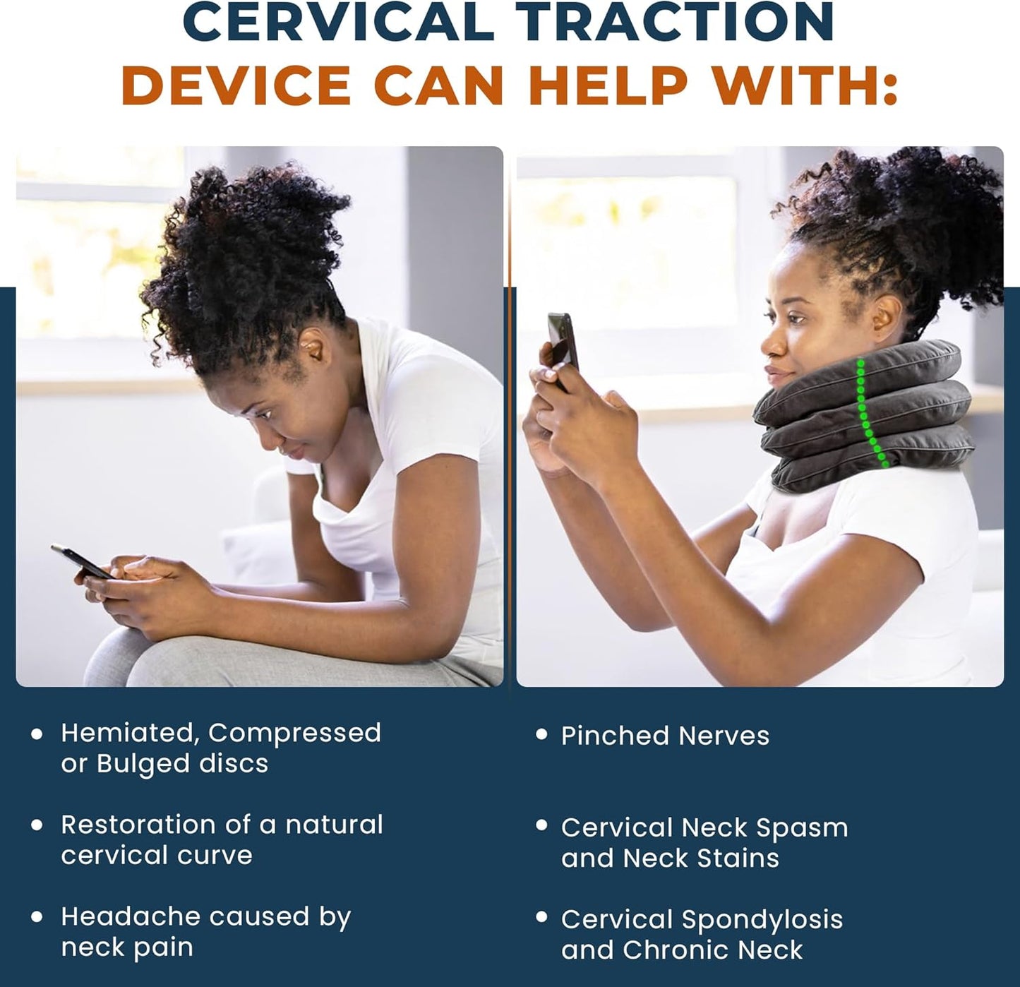 Neck Traction Device – Cervical Stretcher & Neck Support