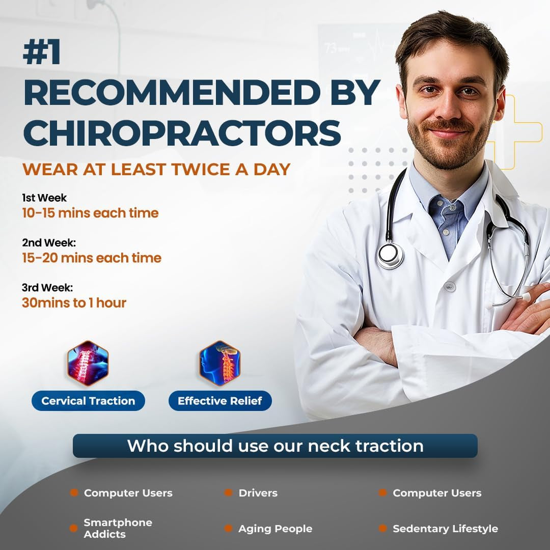 Neck Traction Device – Cervical Stretcher & Neck Support
