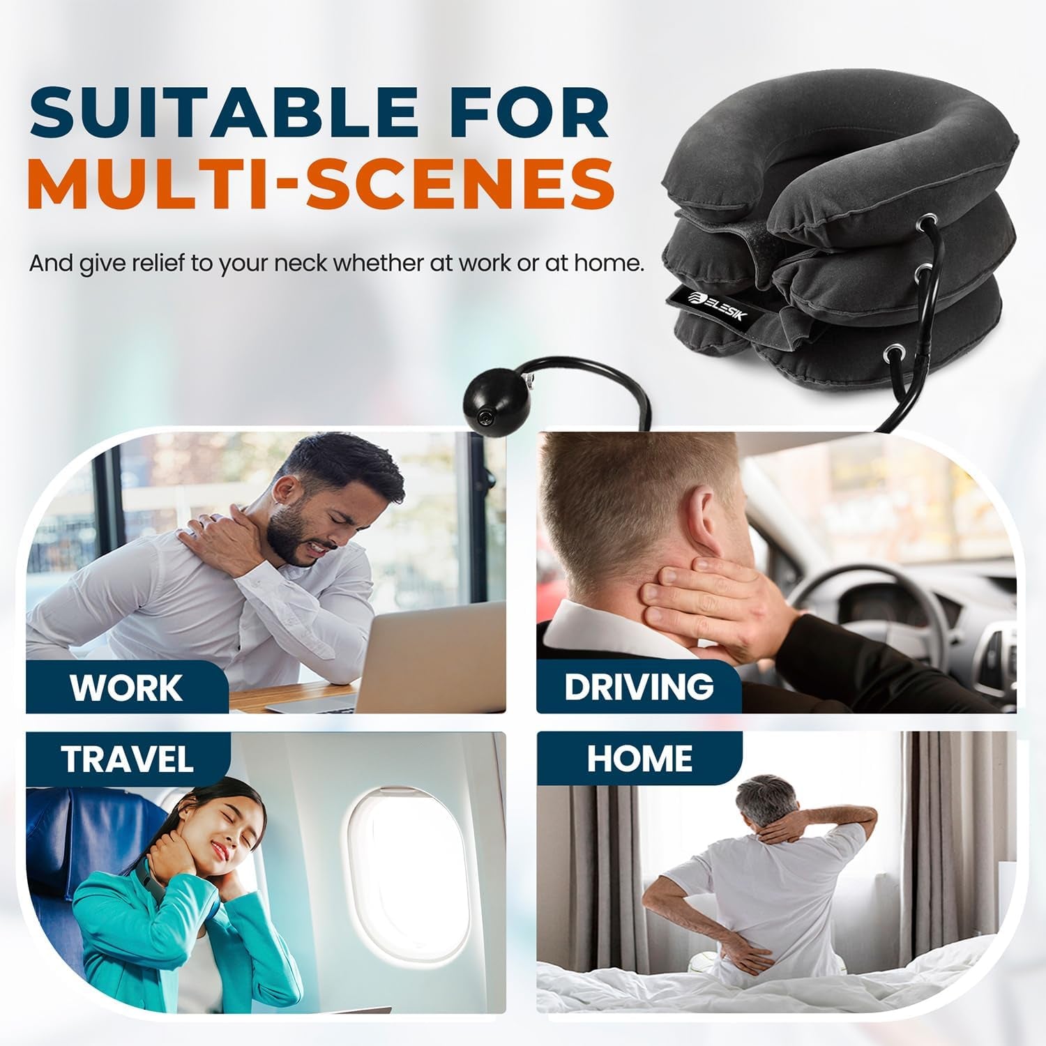 Neck Traction Device – Cervical Stretcher & Neck Support